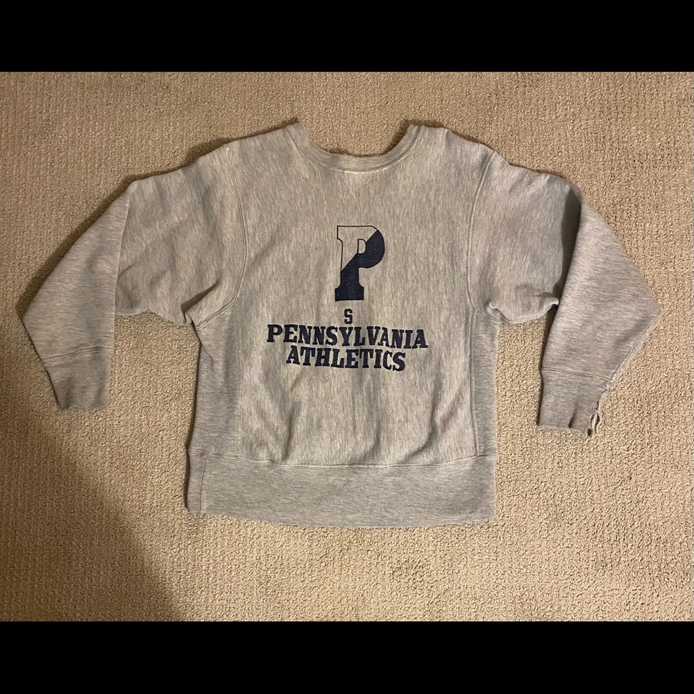 Vintage  UPenn athletics distressed crewneck